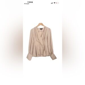 Elegant beige blouse